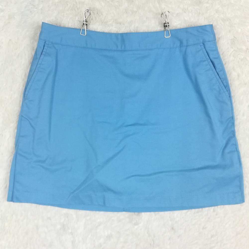 Adidas Womens Skort Skirt Blue Performance Golf Tennis Mini Stretch Athletic 10‎